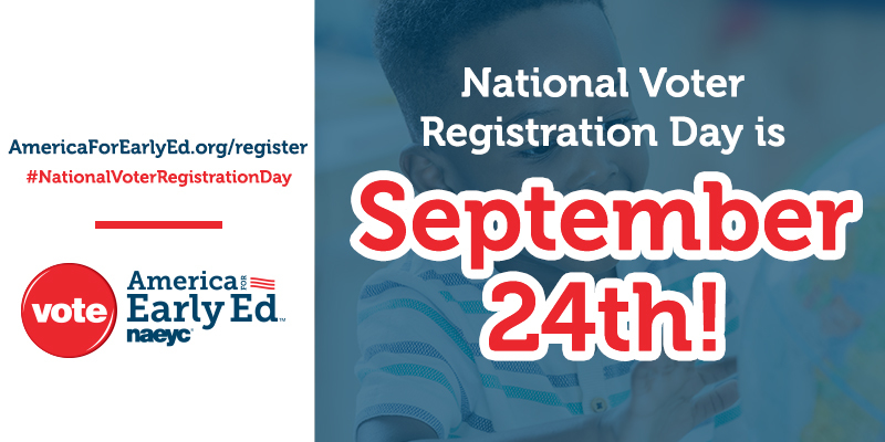 national voter registration day graphic