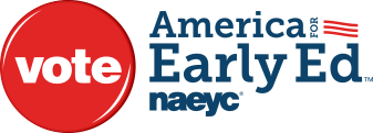 america for early ed vote logo
